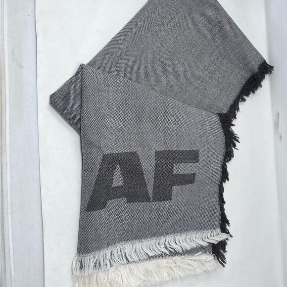 Air France Tweed Wool Class Throw Blanket 36x62 - Picture 1 of 11